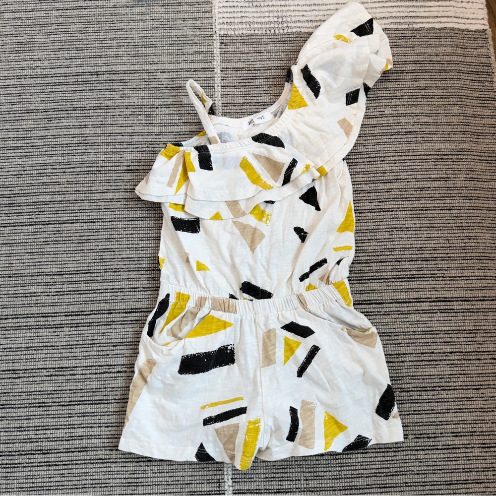 Joah Love Size 4 One-Shoulder Romper